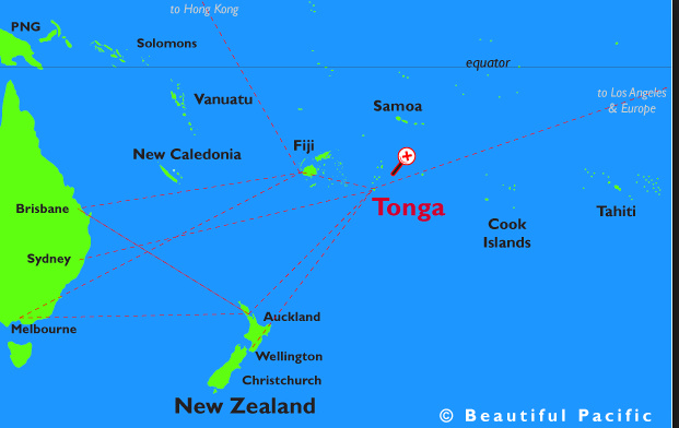 Tonga map